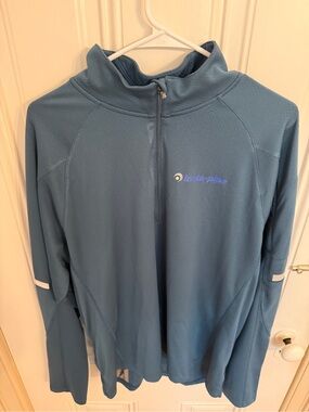 Club Ride Blue Quarter-Zip Performance Pullover XL